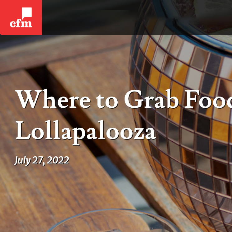 Chicago Food Magazine